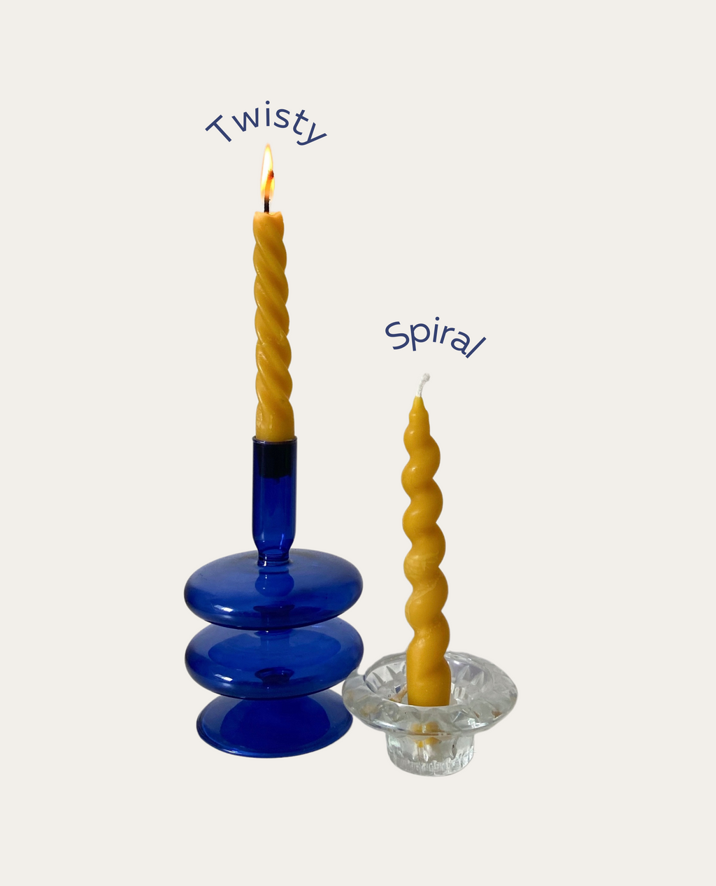 PRE ORDER Beeswax Taper Candle Set